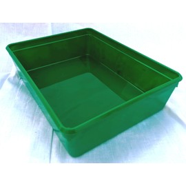 Instrument tray – 19cm x 14cm x 5.5cm. polypropylene (Green)