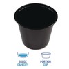 TEAM THREE GROUP LIMITED Boardwalk Souffle/Portion Cups, 5.5 oz Polypropylene,