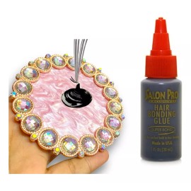 NO TIENE MARCA Piedra Jade  + Pegamento Latex Para Pestañas  3x3, Tira