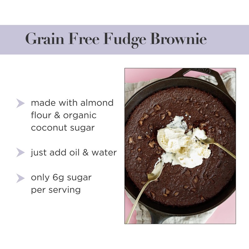 Stellar Eats Grain‑Free Fudge Brownie Baking Mix | Gluten‑Free, Dairy‑Free,