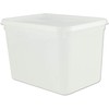 CATERINGBASE LTD Food Storage Container with Lid, 4 Litre, White, Pack of 20
