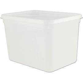 CATERINGBASE LTD Food Storage Container with Lid, 4 Litre, White, Pack of 20