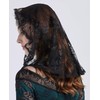 Velo de Mantilla de encaje floral para la iglesia latina