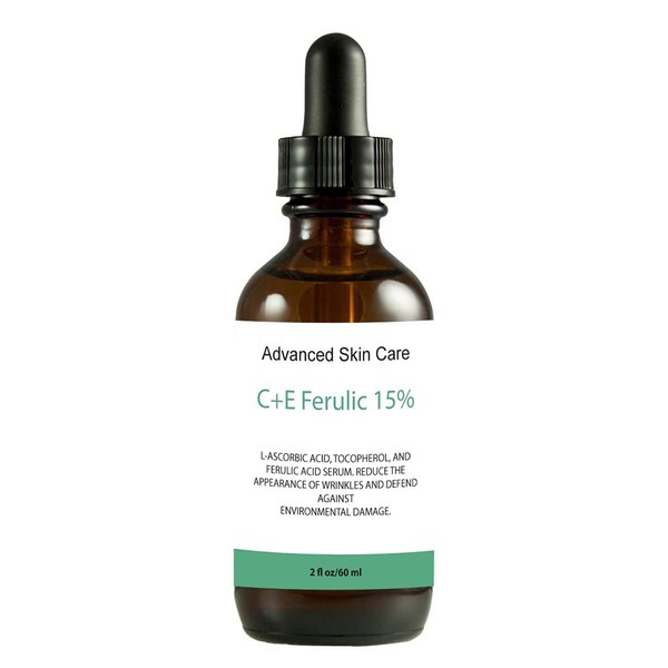Advanced Skin Care Advanced skin care 15% Vitamin CE serum (Compare to Leading Skin CE Serum) with Ferulic Acid 2.oz 2 Fl Oz (Pack of 1)