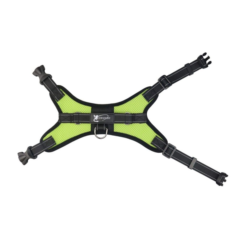 Copatchy No Pull Reflective Adjustable Dog Harness with Handle