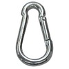 Boxcute 4x40mm Zinc Plated Steel Carabiner Snap Hook (Pack of