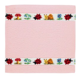 Feiler paulix00040501 Soap Cloth in Pauli Design 30 x 30 cm Pink