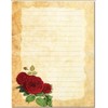 The Image Shop - Red Rose Lined Letterhead - Laser