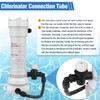 Upgraded 320 Pool Chlorinator Automatic Chlorine/Bromine Inline Feeder Compatible with