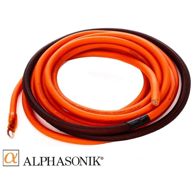 Alphasonik AAK4G Premium 4-Gauge Complete Car Amplifier Installation Kit Hyper-Flex