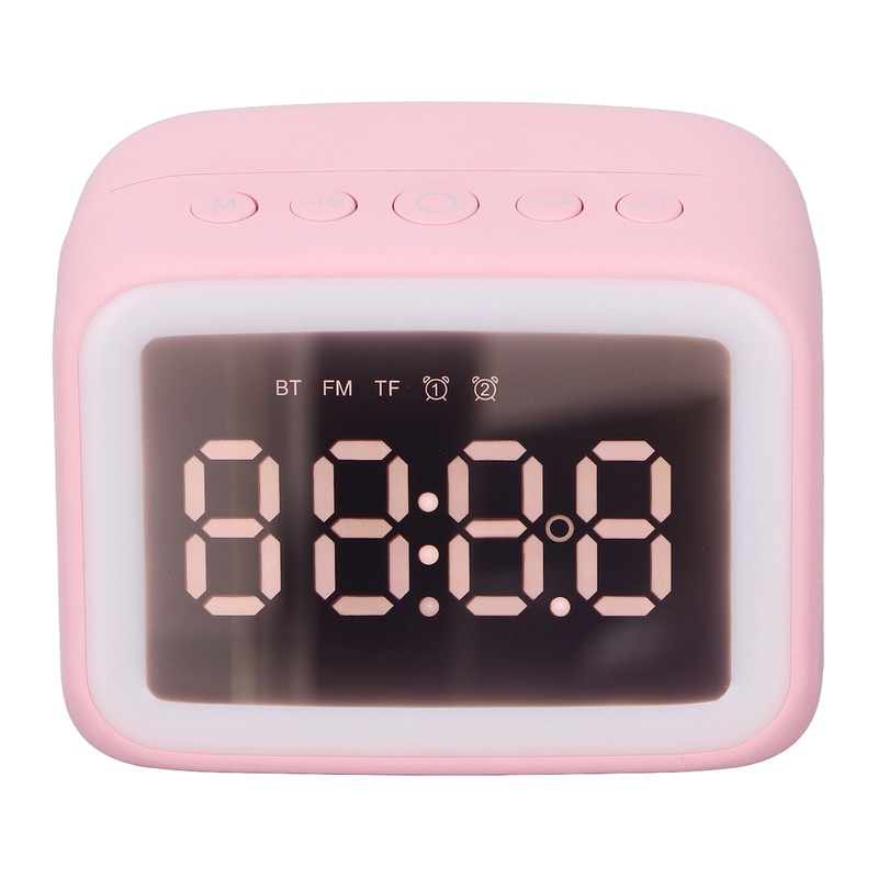 Alarm Clock Radio TF Card Music Player LED Night Light