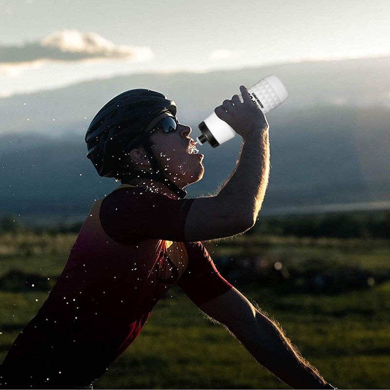 GEMFUL Bike Water Bottle BPA Free 750 ml 2 Pack