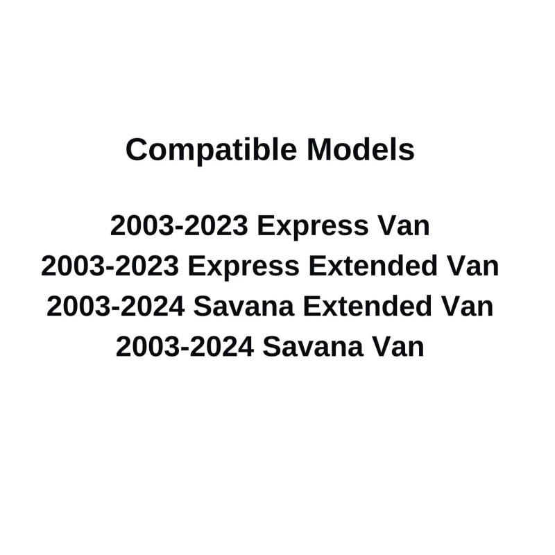 NAGD Fit 03-23 Chevy Express GMC Savana Driver Left Side