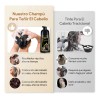 Kaisasa Shampoo Con Tinte Cubre Canas Natural Jengibre 500ml-Negro