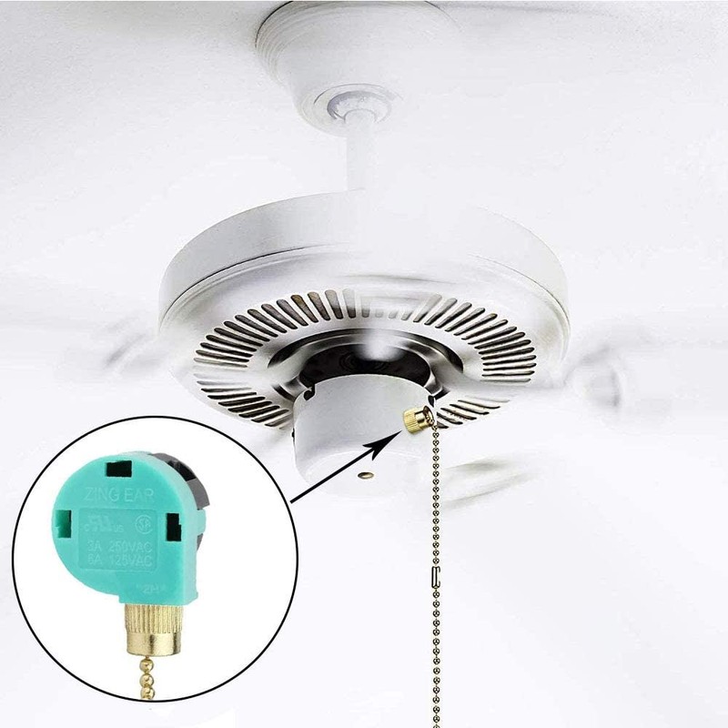 Akahttbn - Interruptor de ventilador de techo Zing Ear ZE-268S6,