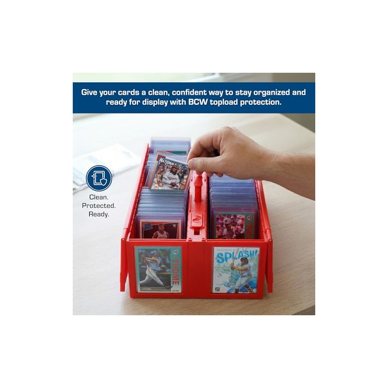 BCW 25 soportes para tarjetas Toploader 3" x 4"