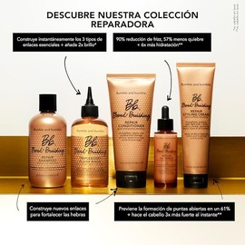 Bumble and Bumble Acondicionador reparador del cabello Bomd-Building | Para cabello dañado | Color Seguro | Anti Frizz + Agrega brillo | Rizado, ondulado, liso