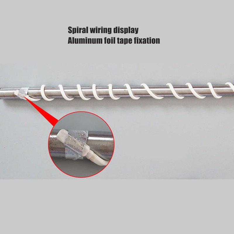 4m Pipe Heating Cable Waterproof Silicone Rubber Water Pipe Defrosting