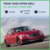 MATMACRO Gloss Black Grille For Infiniti Q50 Front Hood Upper
