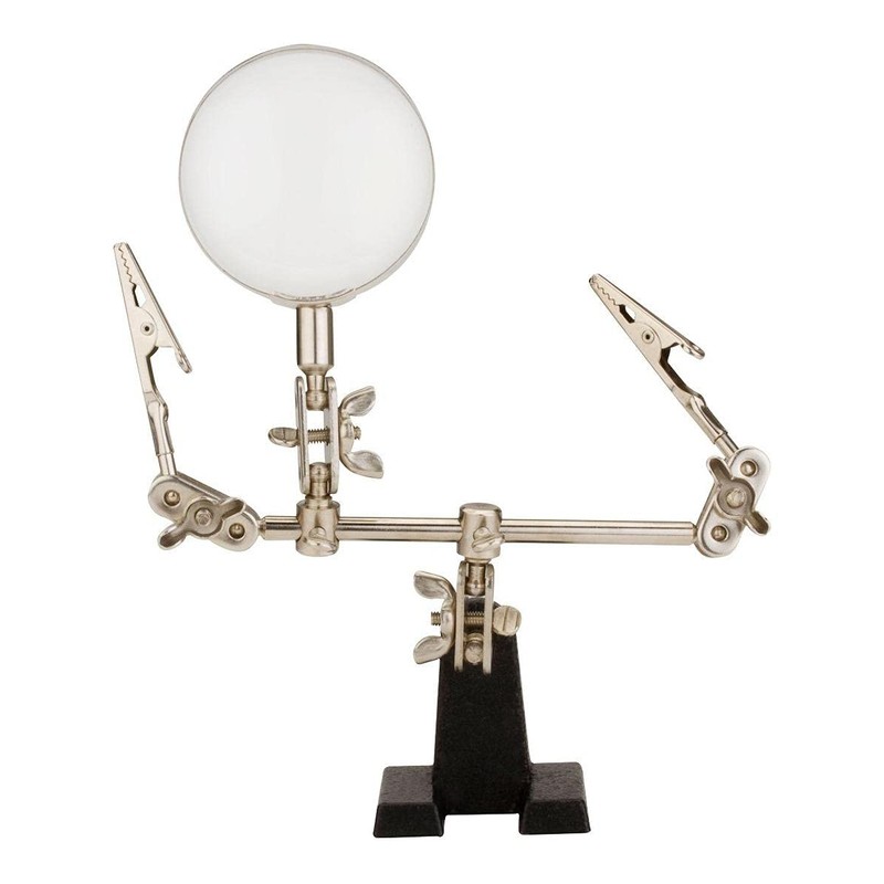 STEREN Mini Atril con Lupa para Circuitos Impresos | Her-700