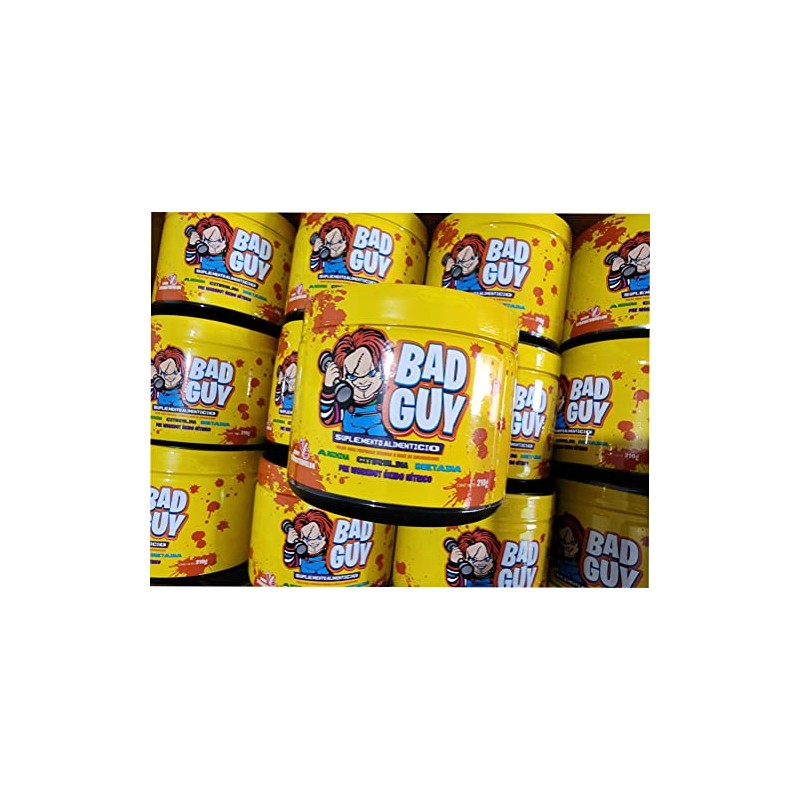 Pre Entreno Bad Guy Oxido Nitrico 30 Servicios Strawatermelon