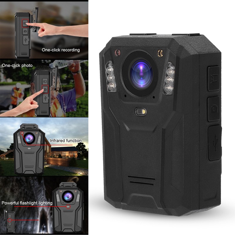 2in Pocket Body Camera 1296P TFT Night Vision IP67 with