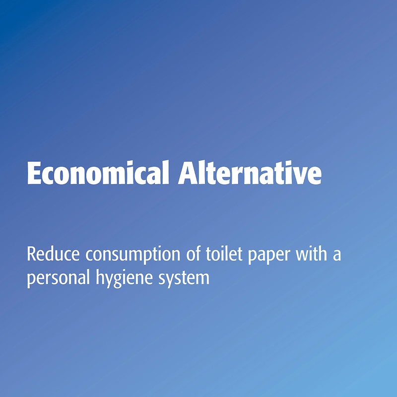 Plumb Pak PP838-1 Personal Hygiene System Handheld Bidet, White