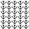 30PCS Headlining Roof Lining Plastic Trim Clips 7M0868563 Compatible with