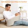 Reading Pillow Couch Lap Desk for Gaming, Memory Foam Arm