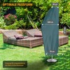 Kronenburg Protective cover for parasol, winter-proof in green, for garden