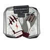 BRUCE BOLT Chrome Series Short Cuff Maroon Batting Glove -
