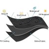 Amberr Fire pit cover,600D Heavy Duty fire pit cover square,Waterproof