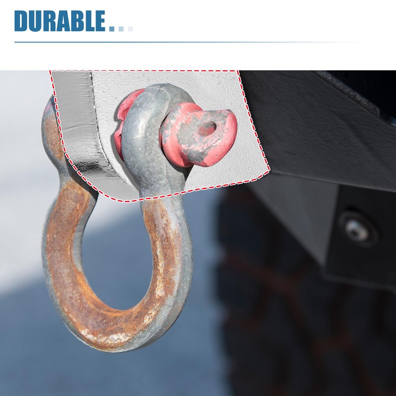 uxcell 2 Pcs Welded on Shackles Clevis Mount 1" Thickness