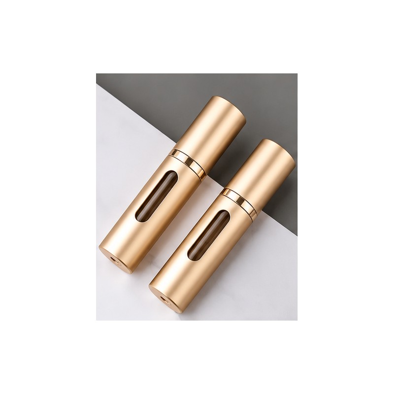 2-Pack Refillable Perfume Atomizer Bottles for Travel – 5ml/10ml Bottom-Fill