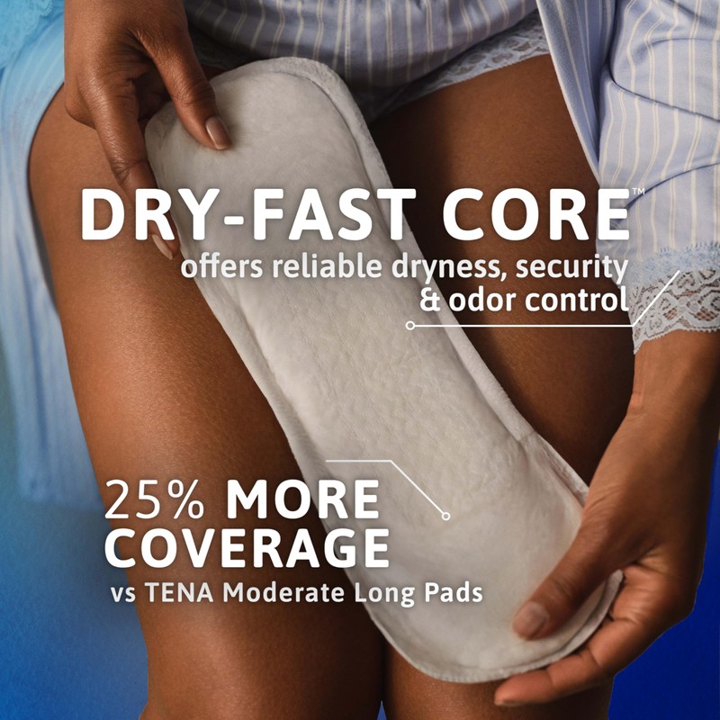 TENA Sensitive Care Maximum Absorbency Incontinence Pads for Women, Bladder