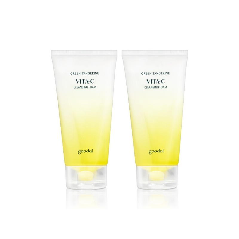 Goodal Green Tangerine Vita C Cleansing Foam 150ml X 2