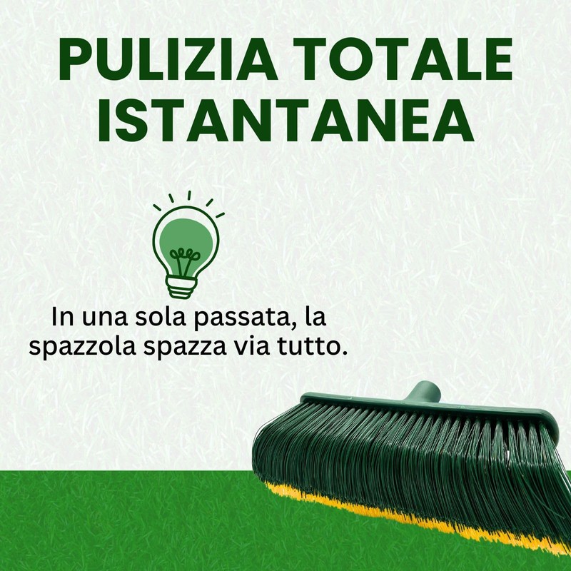 PLANTAWA Spazzola per Erba Sintetica senza Manico | Spazzola Prato
