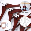 100 Pcs Clothes Hanger Connector Hooks Plastic Mini Cascading Hanger