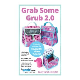 Annie Grab Some Grub 2.0 Pattern, White