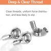 #10-32 Wing Nut 30 Pcs, Carbon Steel Wing Nuts Zinc