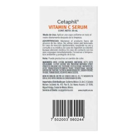 Cetaphil Suero De Vitamina C Antimanchas 30 Ml Todo Tipo De Piel Día/noche