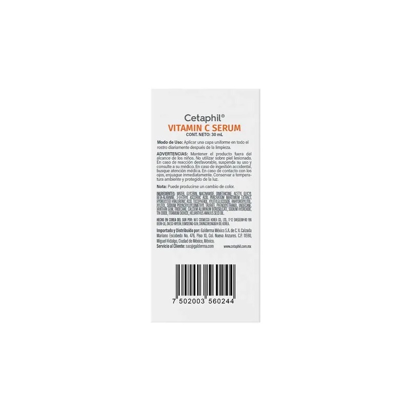 Cetaphil Suero De Vitamina C Antimanchas 30 Ml Todo Tipo