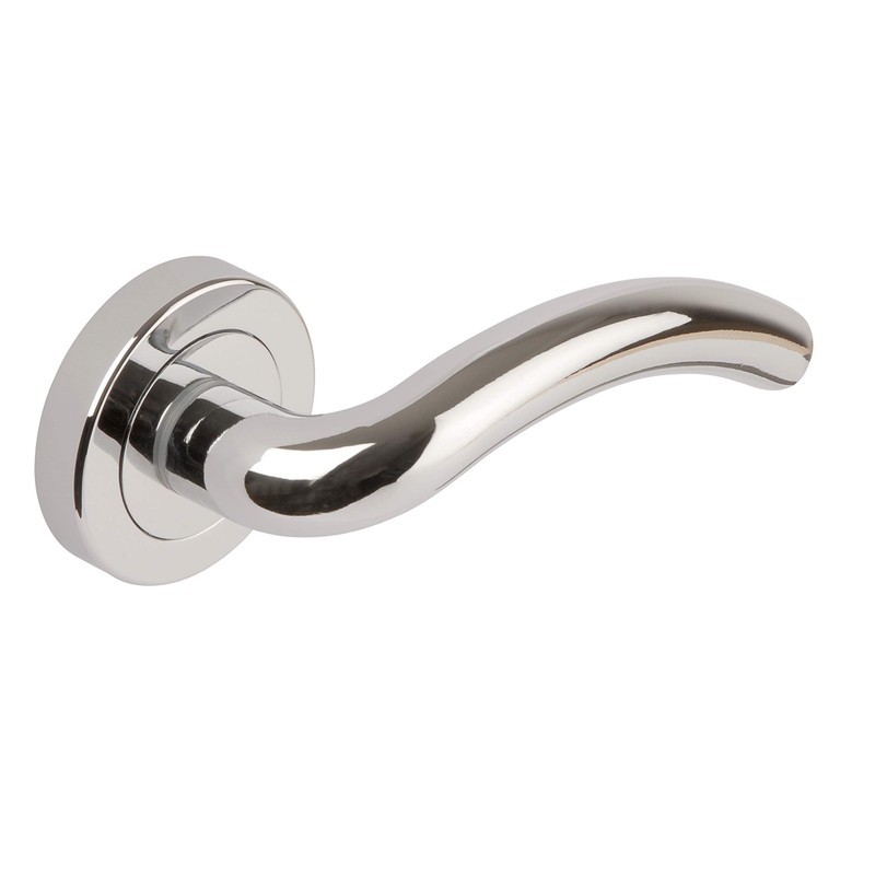Excel Architectural XL3849 Hawk Passage Door Handles on Round Rose,