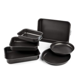 Barazzoni 80215502518 Bräter/Lasagneform aus beschichtetem Aluminium, 25 x 18 cm