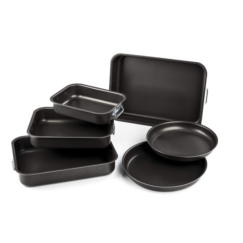 Barazzoni 80215502518 Bräter/Lasagneform aus beschichtetem Aluminium, 25 x 18 cm