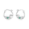 Seiyang Dachshund Dog Emerald Birthstone Earring 925 Sterling Silver Dachshund