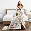 Mushroom Blanket, Cute Soft Warm Cartoon Bed Bedding Throw Blankets