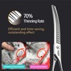 FOGOSP Professional 3D Curved Chunkers Dog Grooming Scissors 7in Magic