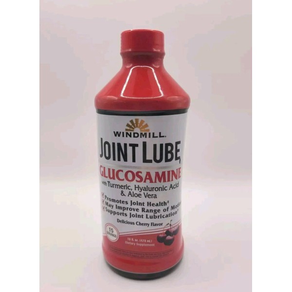 Windmill Joint Lube Glucosamine Joint Lubrication Support Cherry Flavor 16oz