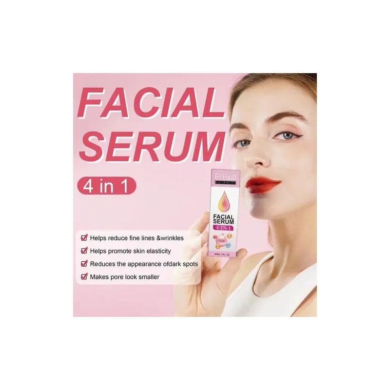 Suero Facial 4 En 1 Ácido Hialurónico Vitamina C Y